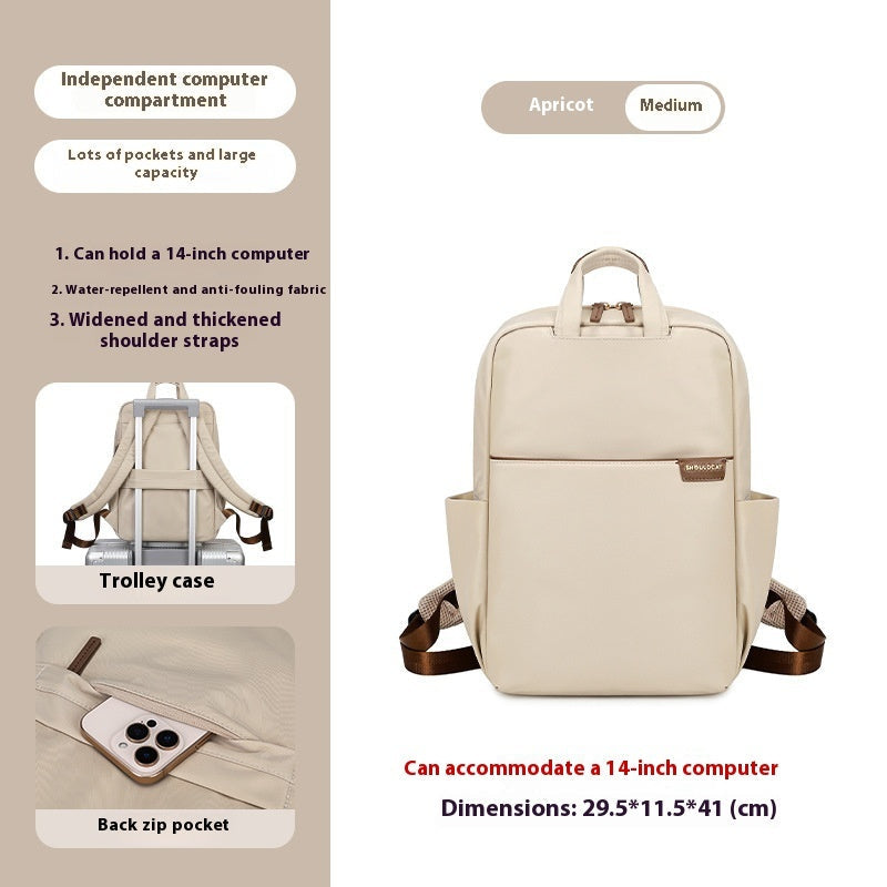 Elegant Canvas Travel Backpack for Women
