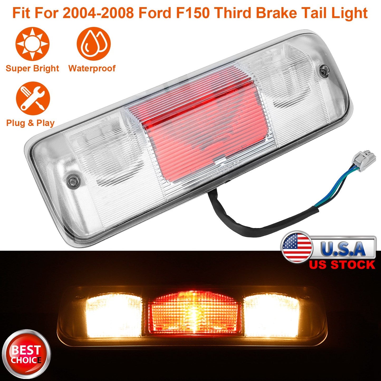 Luz de Tercera Freno Premium para Ford F150 2004-2008