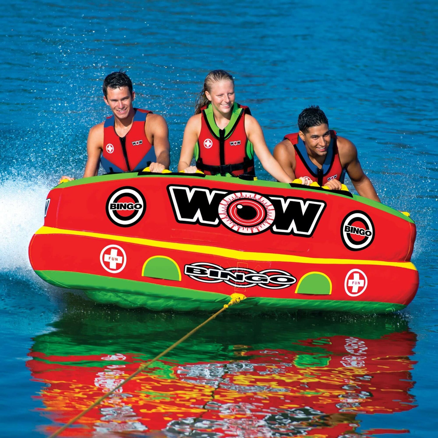 WOW Watersports Bingo Tubo de Agua Remolcable para 1-3 Personas