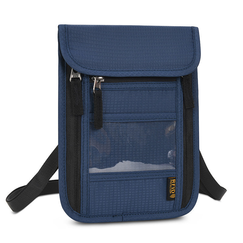 Multifunctional Passport Bag with Ticket Clip - Large Capacity