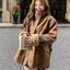 Thickened Lambskin Coat with Integrated Fur Lining