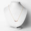 0.24 Carat Genuine Amethyst Sterling Silver Heart Necklace