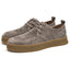 Zapatos Planos Casual Elegantes para Hombre - Cuero Mate con Cordones