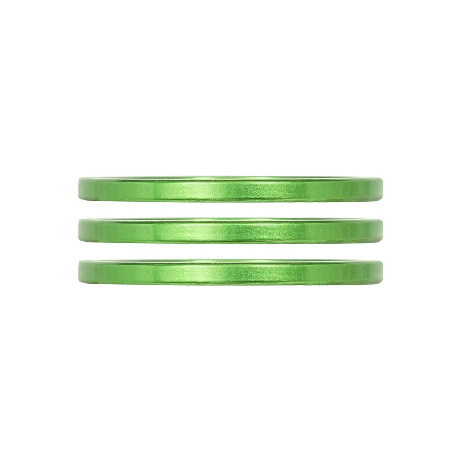 Entretoise de direction Industry Nine iRiX - Aluminium de 2,5 mm en lime (3 pièces)
