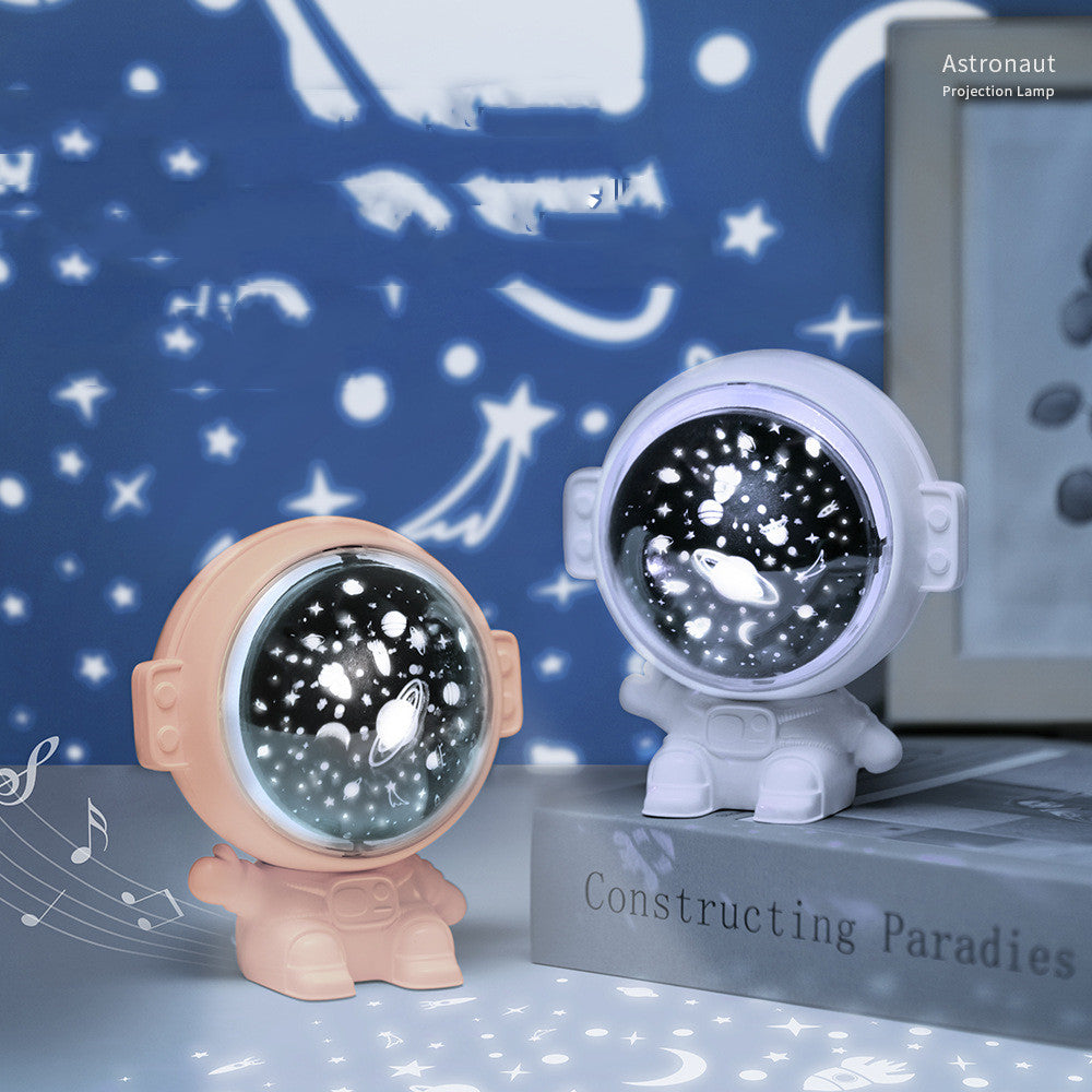 Galaxy Star Projector - Astronaut Night Light for Kids