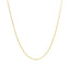 10k Yellow Gold Diamond Cut Cable Link Chain - 1.10 mm