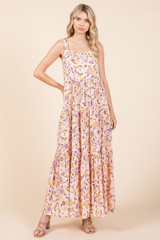 Robe Maxi ÉléGante à Fleurs - Parfaite pour les ÉVénements d'ÉTé