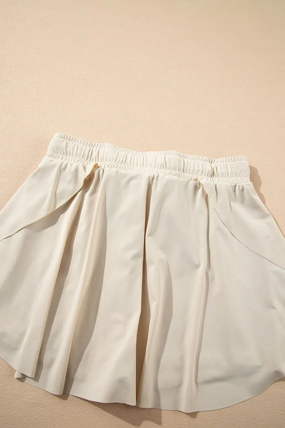 Skorts Activos Forrados de Cintura Alta con Cordón