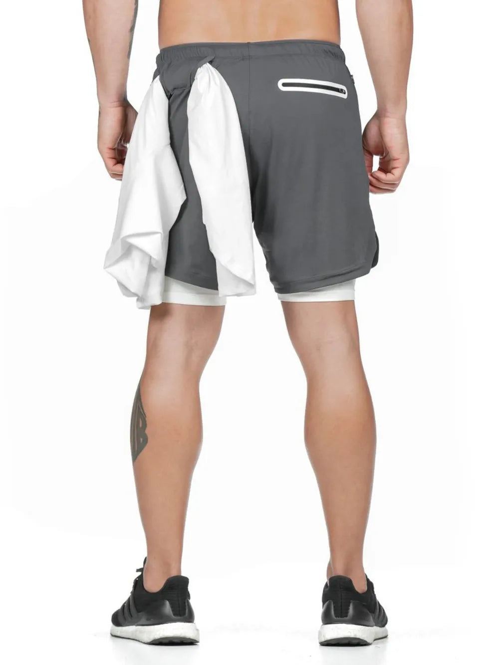 Men's Plus Size Drawstring Jogger Shorts