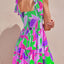 Charming Floral Tie-Shoulder Midi Dress for Summer Escapes - Korvel