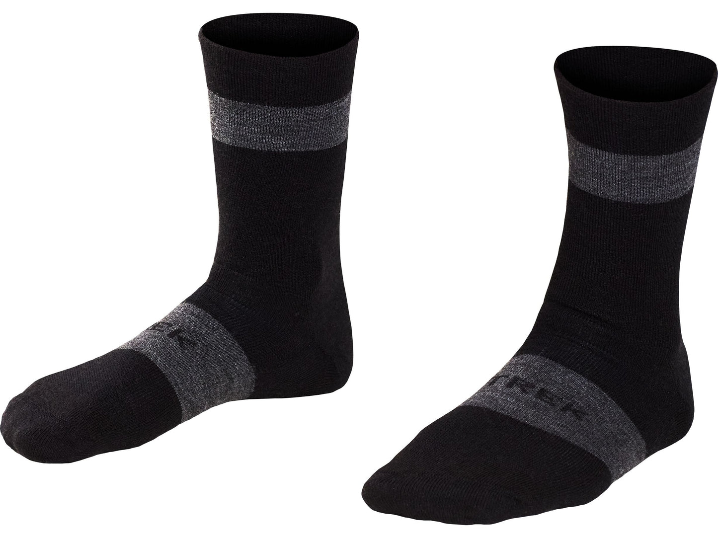 Sock Trek Race Merino Wool Crew - Small (35-38) - Black