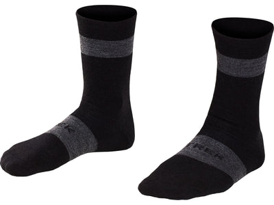 Sock Trek Race Merino Wool Crew - Small (35-38) - Black