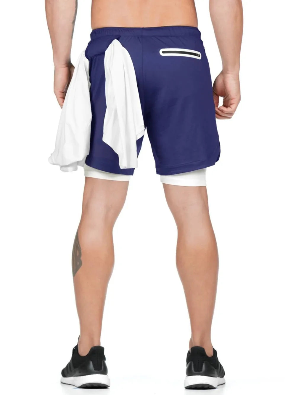 Men's Plus Size Drawstring Jogger Shorts