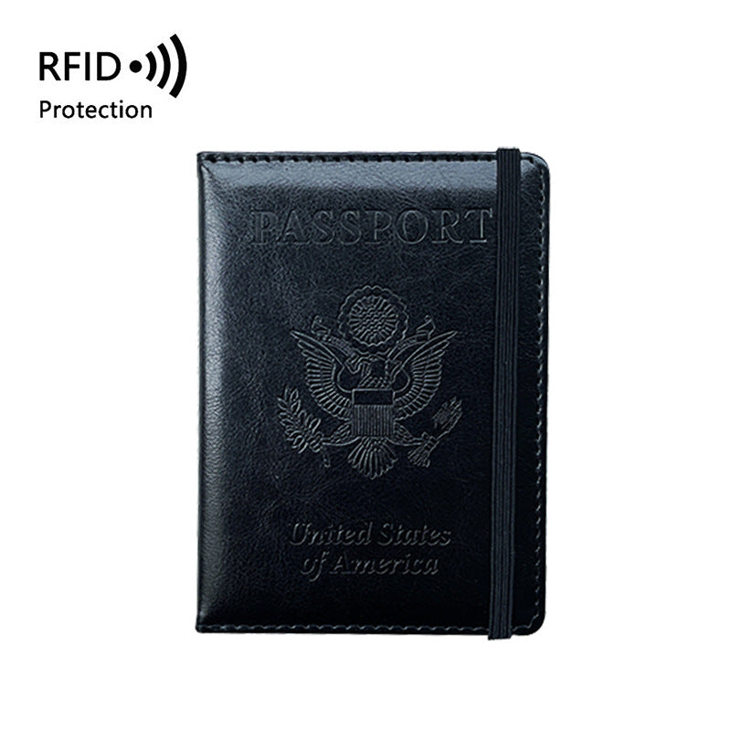 Elegant Leather Passport Case for Travel and Daily Use