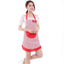 Tablier en Coton Lin Nordic avec Nœud pour Décoration de Cuisine à Domicile
