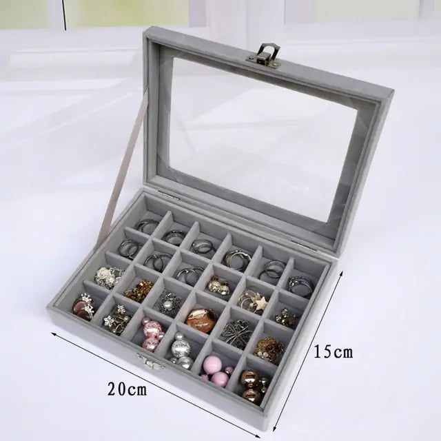 Organizador de Joyería de Terciopelo