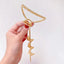 Pinza para el cabello en forma de mariposa elegante para recogidos con estilo