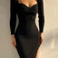 Maxi Cuello Alto: Vestido de Suéter Elegante