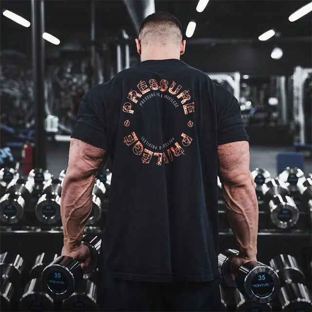 T-shirt de sport imprimé d'été pour hommes