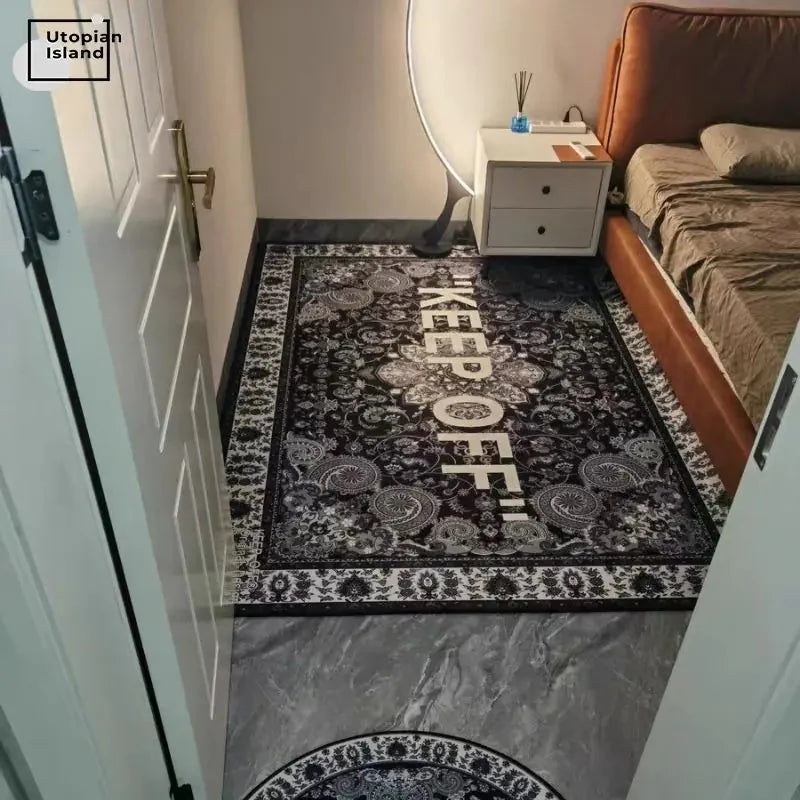 Elegantes Alfombrones para Mantener Fuera de las Alfombras en la Sala de Estar