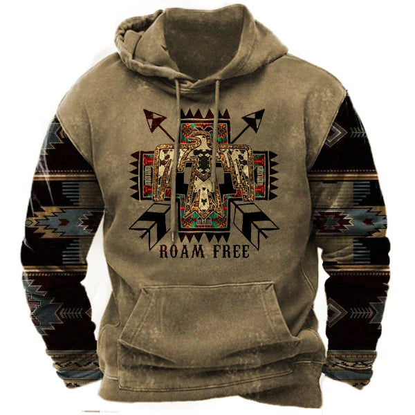 Sudadera deportiva de impresión digital para hombre