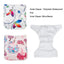 6-Pack Premium Baby Cloth Diapers with Microfleece Lining