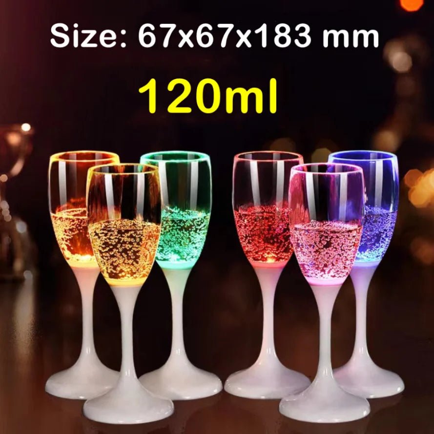 Ensemble de 6 tasses LED actives liquides