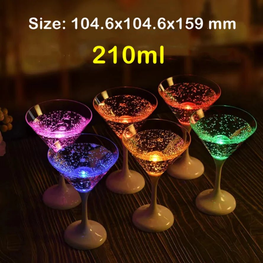 Ensemble de 6 tasses LED actives liquides
