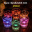 Ensemble de 6 tasses LED actives liquides