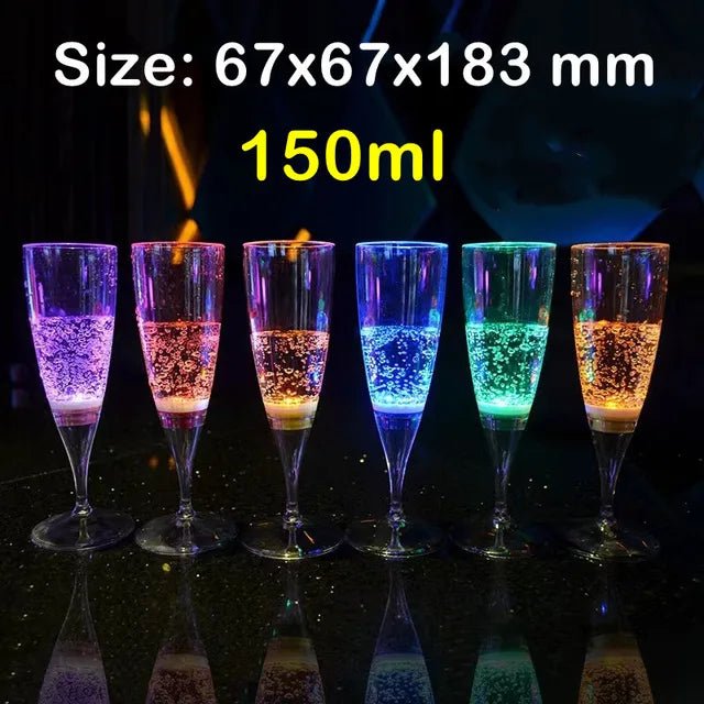 Ensemble de 6 tasses LED actives liquides