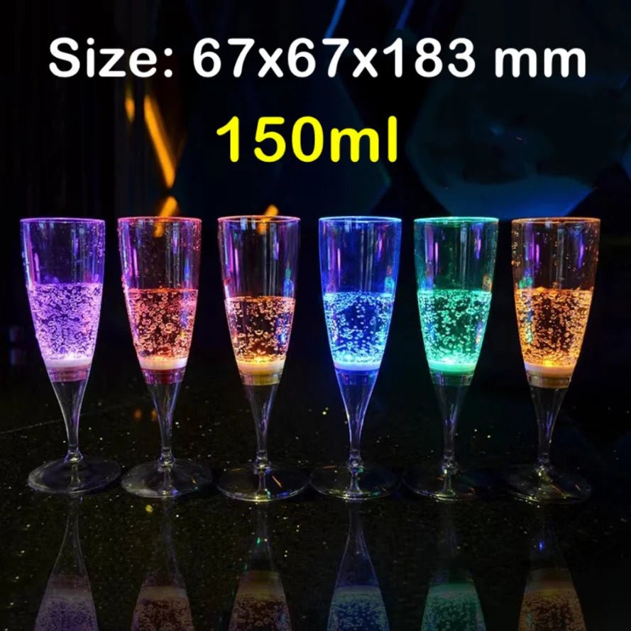 Ensemble de 6 tasses LED actives liquides