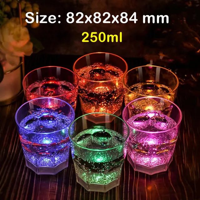 Ensemble de 6 tasses LED actives liquides