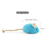 Ensemble de jouets en peluche en forme de souris avec herbe à chat - 6 pièces