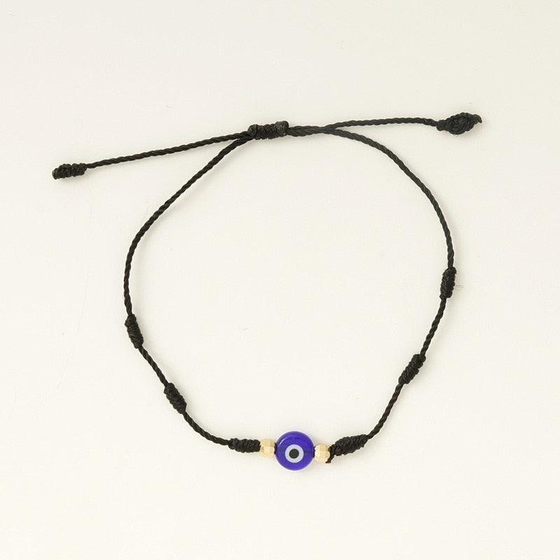 Ensemble de 6 Bracelets Tressés Faits Main - Bijoux de Chance en Amitié