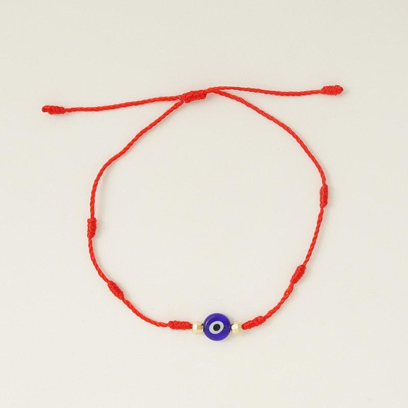 Ensemble de 6 Bracelets Tressés Faits Main - Bijoux de Chance en Amitié