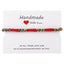 Ensemble de 6 Bracelets Tressés Faits Main - Bijoux de Chance en Amitié