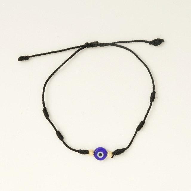 Ensemble de 6 Bracelets Tressés Faits Main - Bijoux de Chance en Amitié