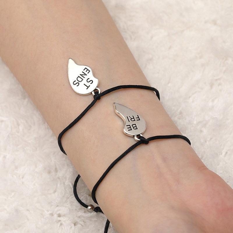 Ensemble de 6 Bracelets Tressés Faits Main - Bijoux de Chance en Amitié