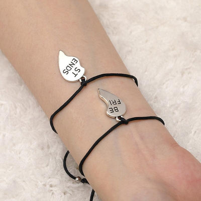 6pcs Handmade Braided Bracelets Set - Lucky Friendship Jewelry