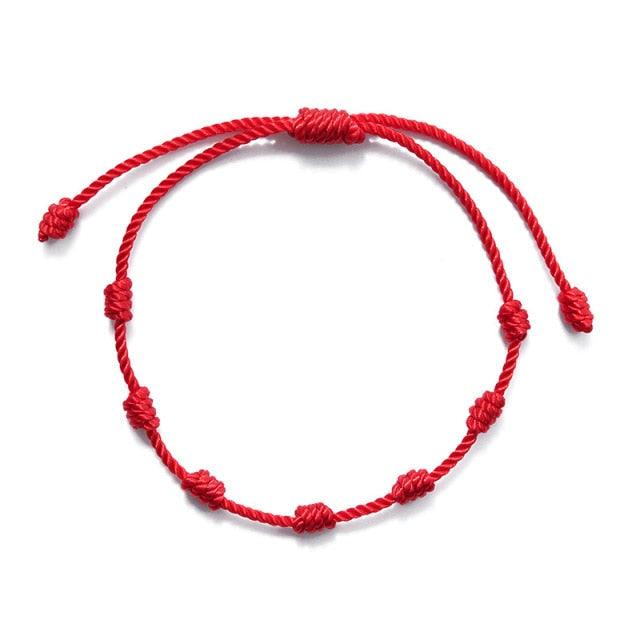 Ensemble de 6 Bracelets Tressés Faits Main - Bijoux de Chance en Amitié