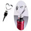 Juego de dos elegantes tapones para vino Hearty Wines
