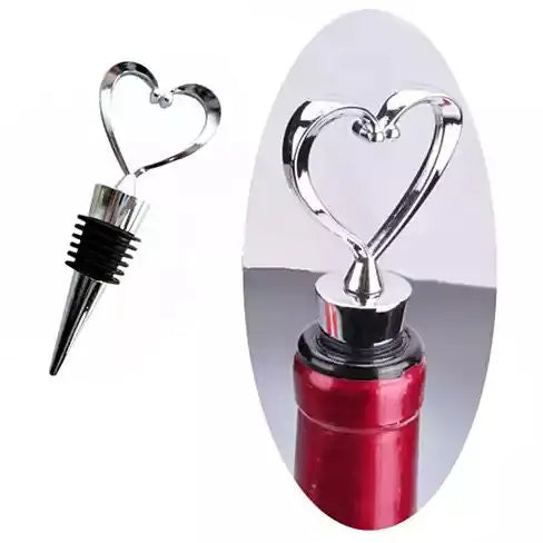 Juego de dos elegantes tapones para vino Hearty Wines