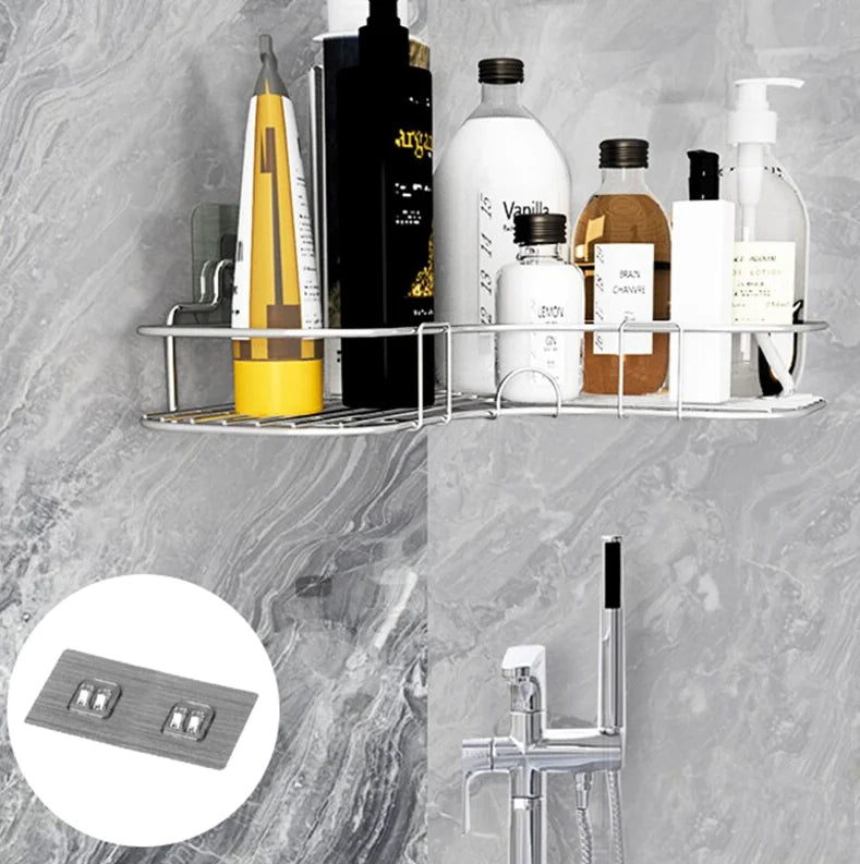 Triangular Shower Caddy Shelf - Premium Bathroom Organizer