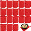 Hoolerry 20-Pièces Gants de Cuisine pour la Saint-Valentin - Coton Rouge avec Poche