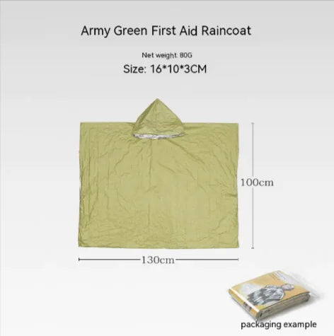 Tente d'urgence portable et ensemble de sac de couchage