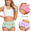 POKARLA Women's High Waist Full Coverage Briefs - 5 Pack