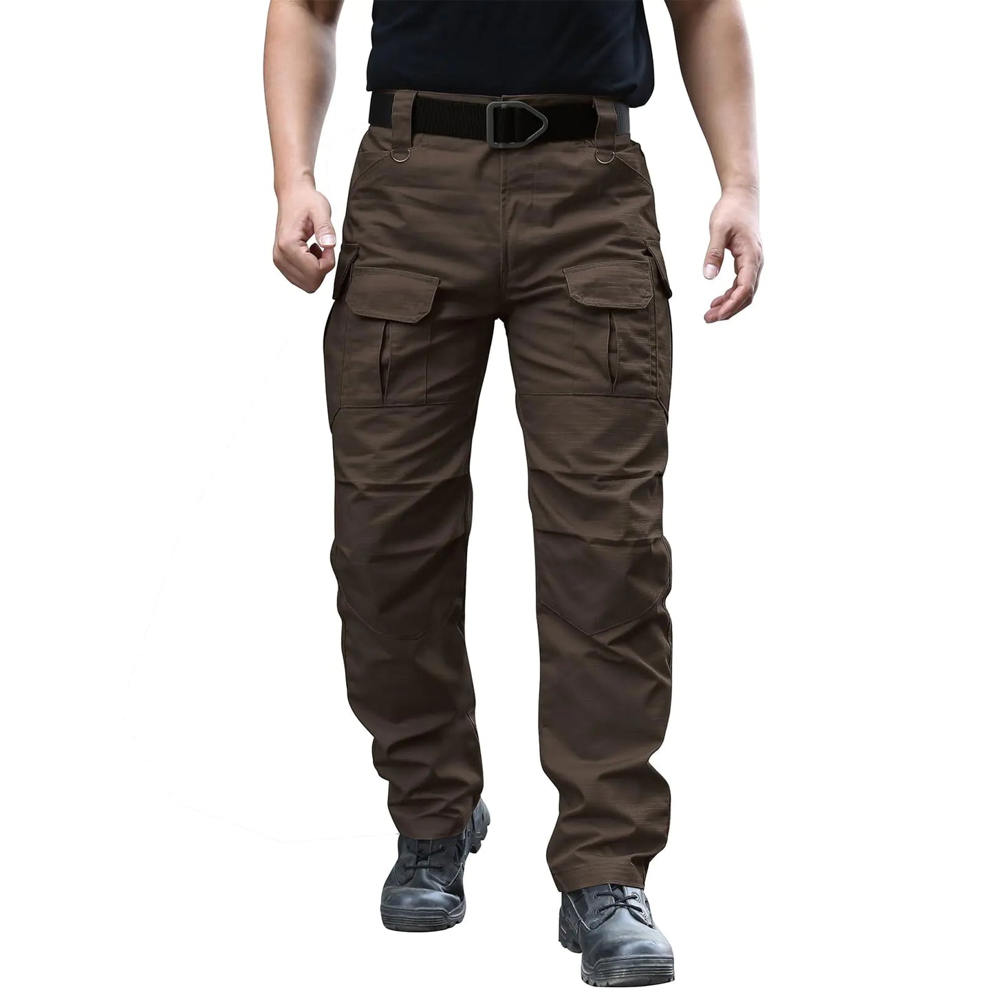 Men's Stretch Tactical Cargo Pants - Water Resistant & Lightweight