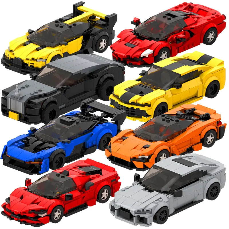 Ensemble de blocs de construction DIY Supercar