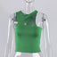 Halter Tight-Fitting Sleeveless Top