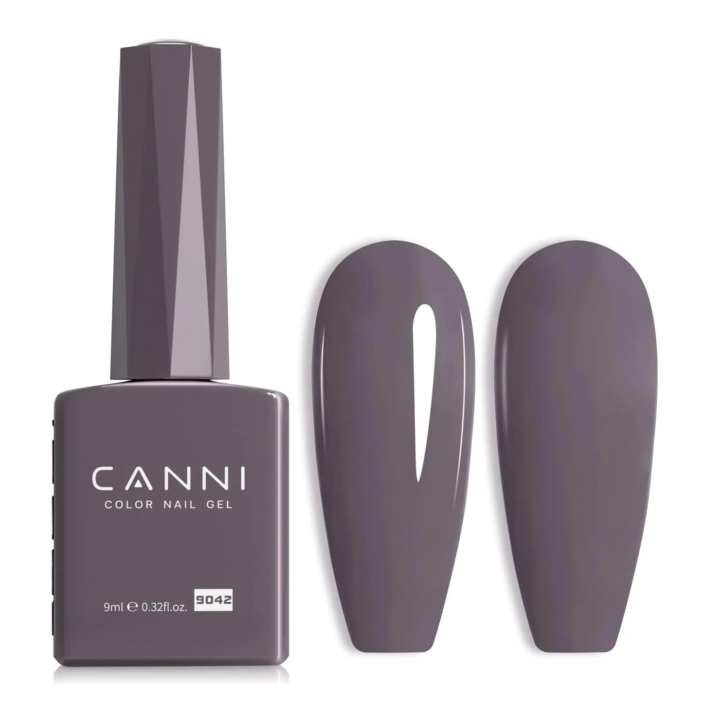 CANNI Dark Grey Gel Nail Polish - Premium High Gloss Finish
